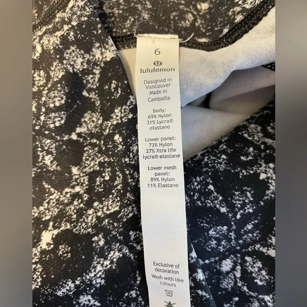 Lululemon Wunder Under HR 3 Cropped Leggings 6